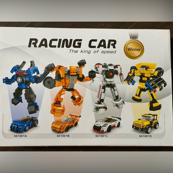 Transformer Racing Car Building Blocks Set - Picture 2 of 2